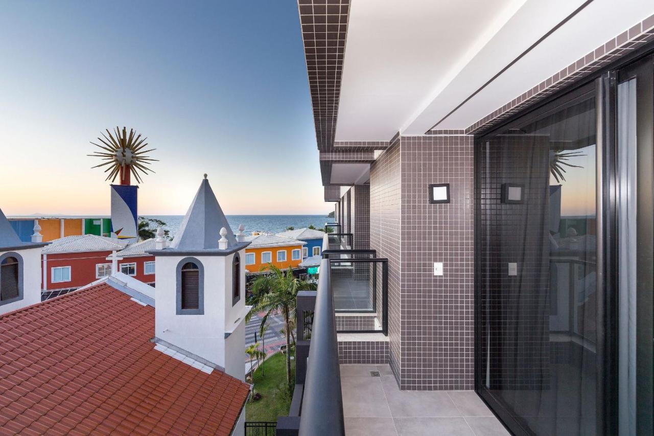 AION suítes 204 - Compacto e luxuoso Loft - Rooftop com piscina e academia - À poucos passos da praia Bombinhas Exterior foto